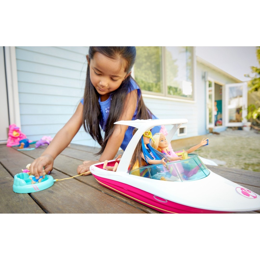 slide 2 of 4, Barbie Dolphin Magic Ocean View Boat Playset, 1 ct