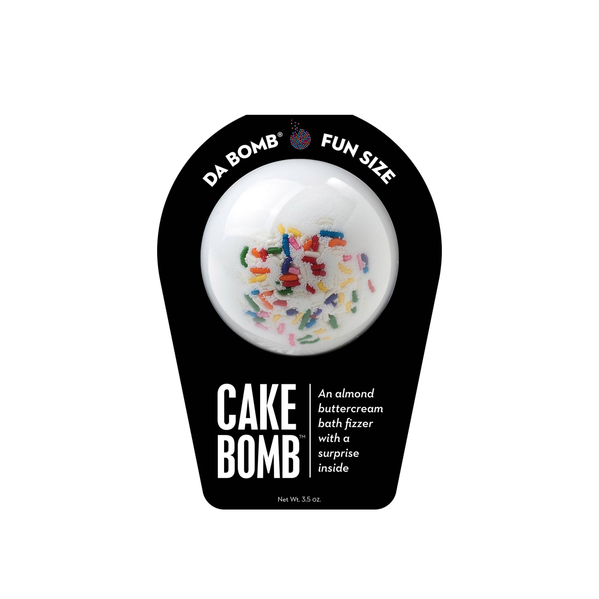 slide 1 of 1, Da Bomb Bath Fizzers - Cake Bomb Bath Soak, 1 ct