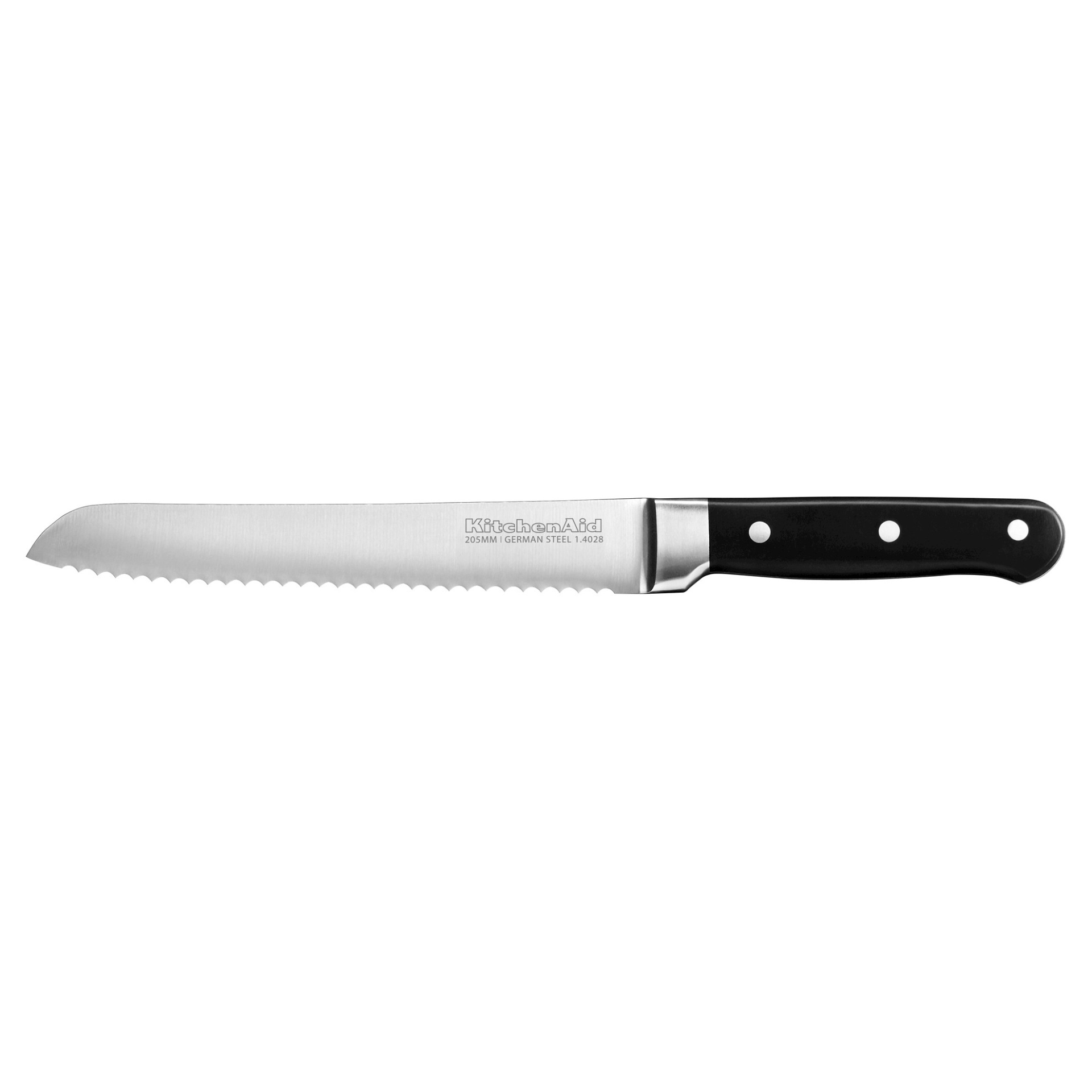 slide 1 of 2, KitchenAid Classic 8" Forged Triple Rivet Scalloped Bread Knife KKFTR8BROB, 1 ct