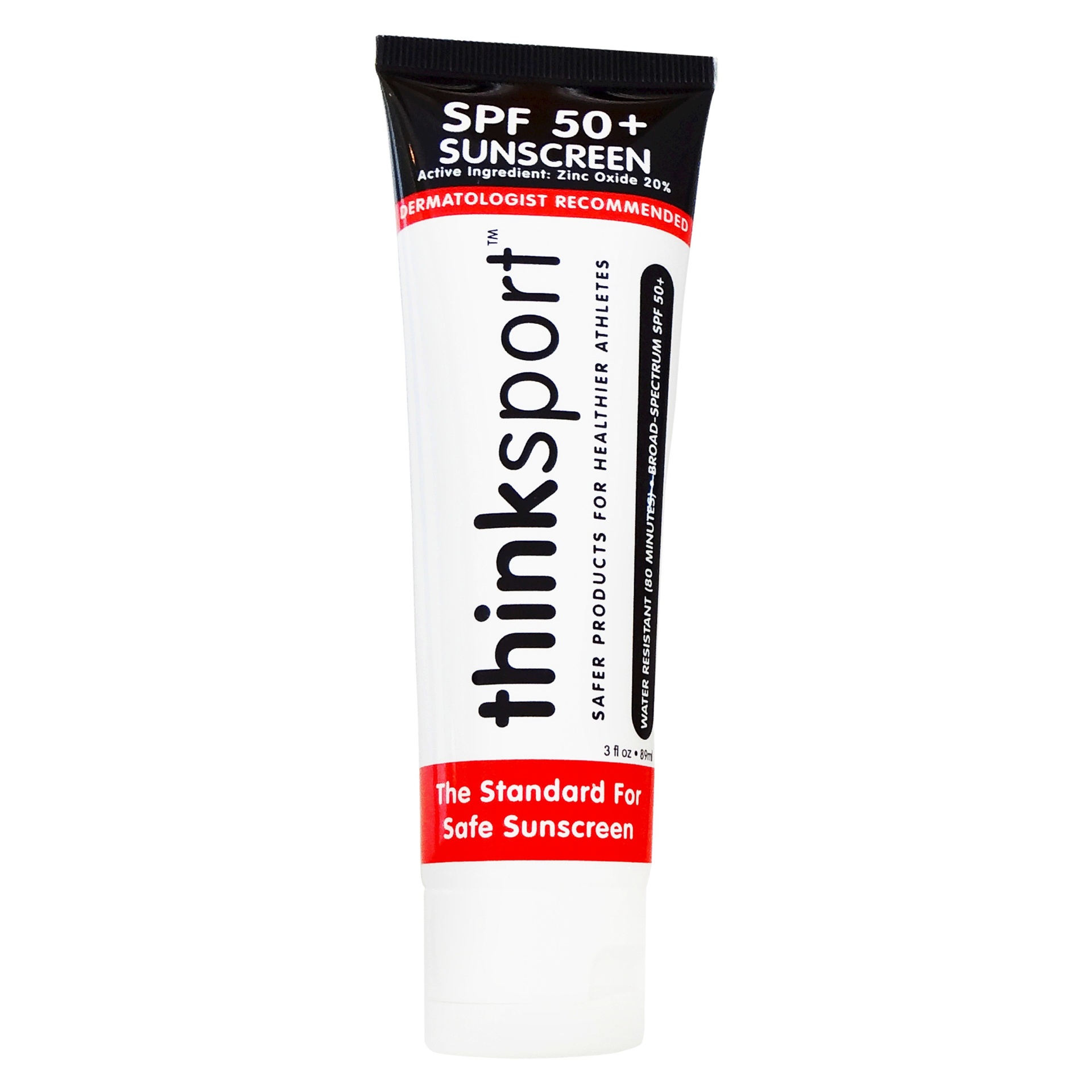 slide 1 of 1, Thinksport Safe Sunscreen Lotion SPF 50+, 3 oz