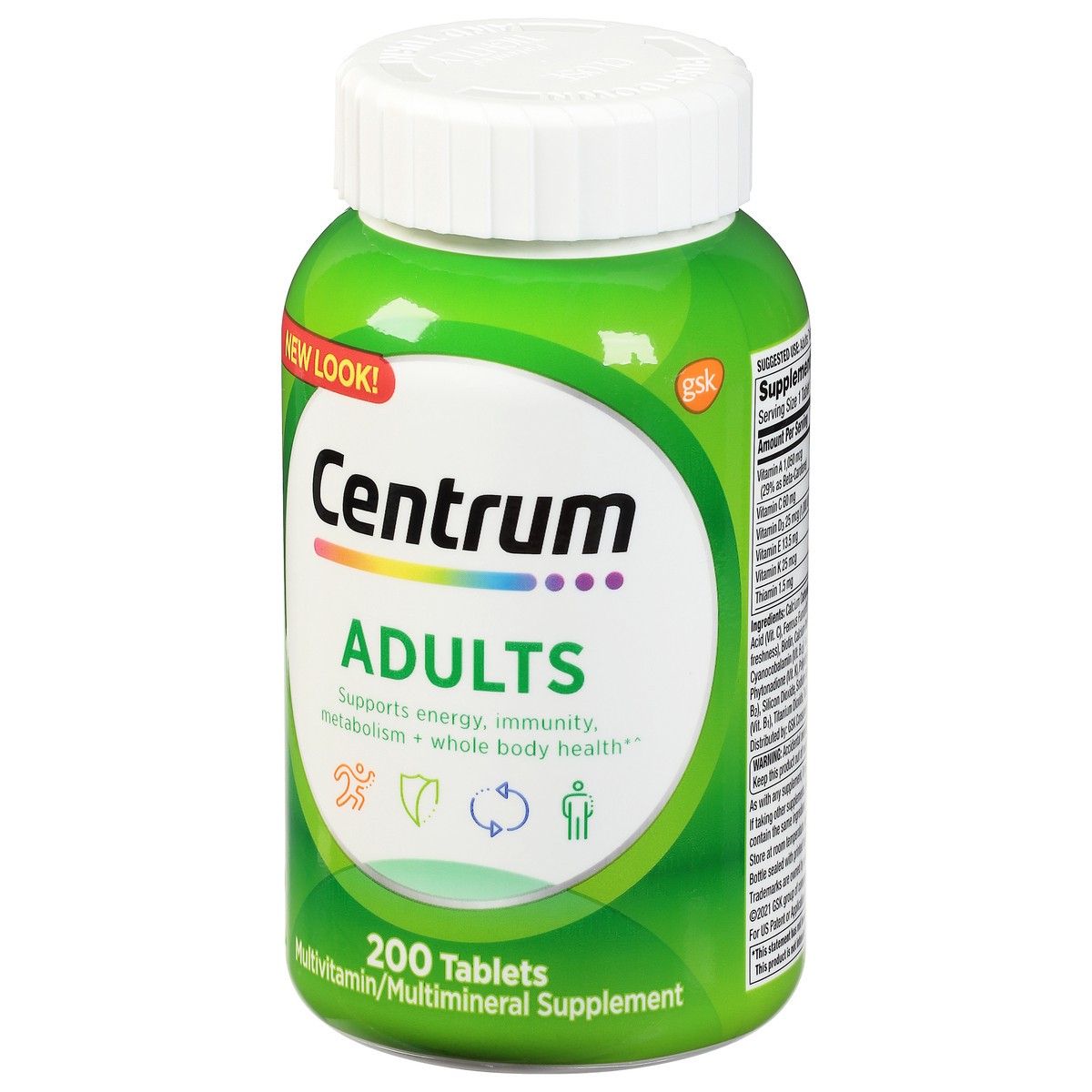 slide 3 of 9, Centrum Tablets, 200 ct