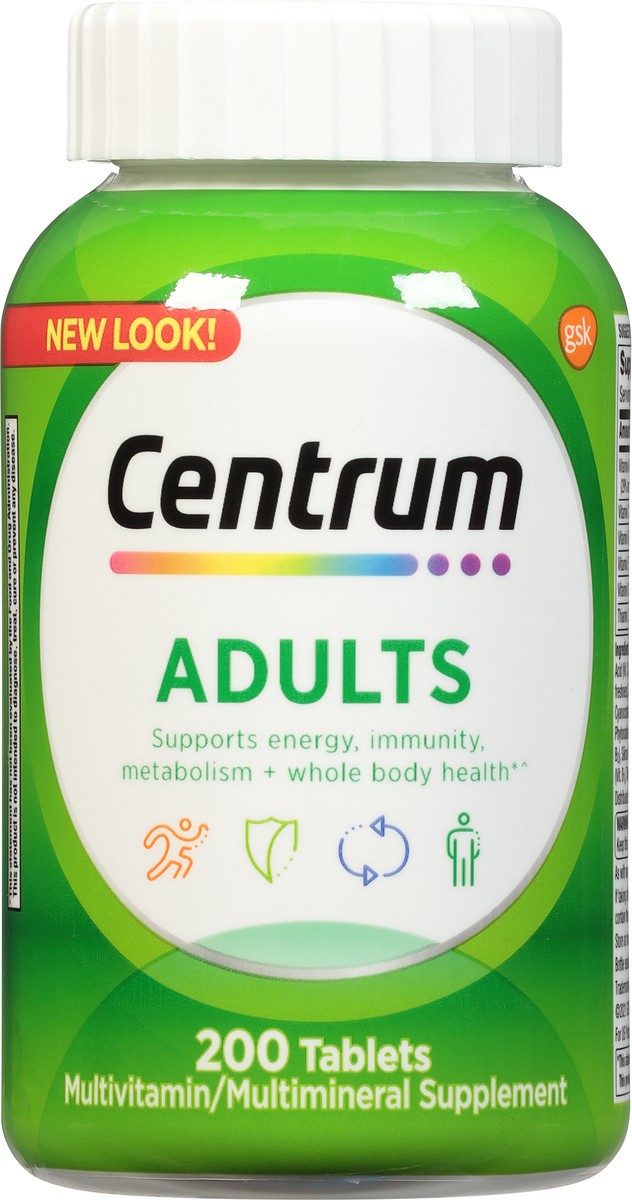 slide 2 of 9, Centrum Tablets, 200 ct