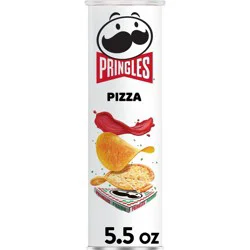 Pringles Pizza Flavored Potato Crisps Chips - 5.5oz: No Artificial Flavors