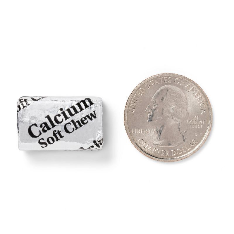 slide 3 of 3, Calcium Supplement Soft Chews - Chocolate - 100ct - up&up™, 100 ct