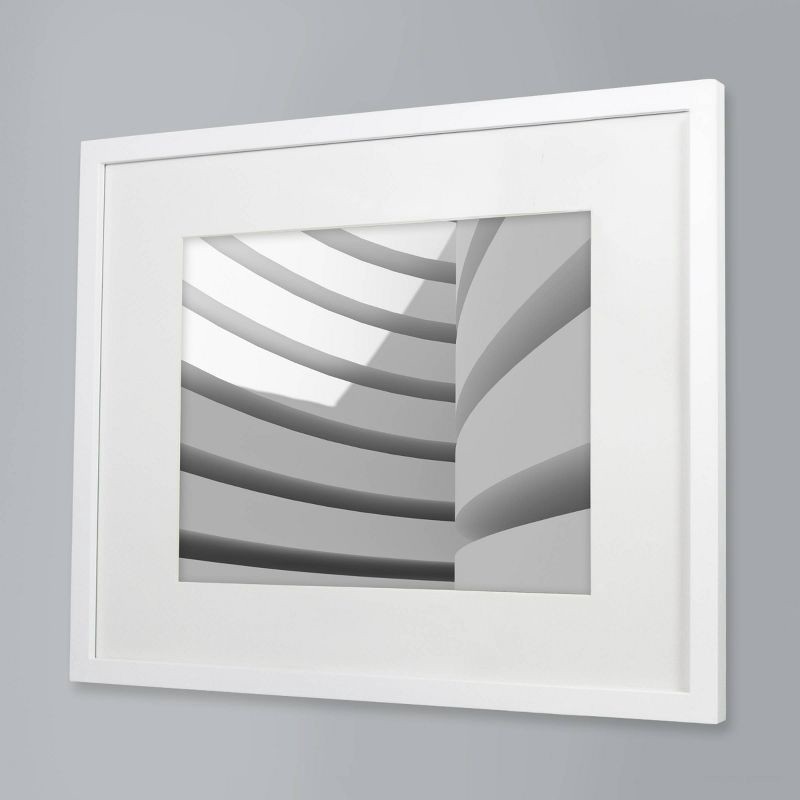 slide 3 of 6, 16" x 20" Matted to 11"x 14" Thin Gallery Frame White - Threshold™, 1 ct