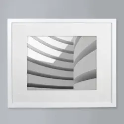 16" x 20" Matted to 11"x 14" Thin Gallery Frame White - Threshold™