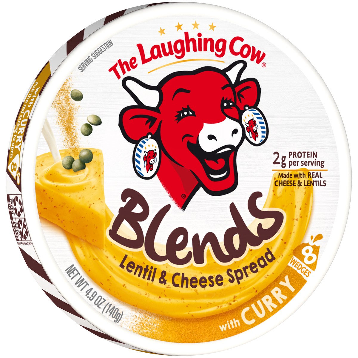 slide 2 of 6, The Laughing Cow Cheese Spread, 4.9 oz