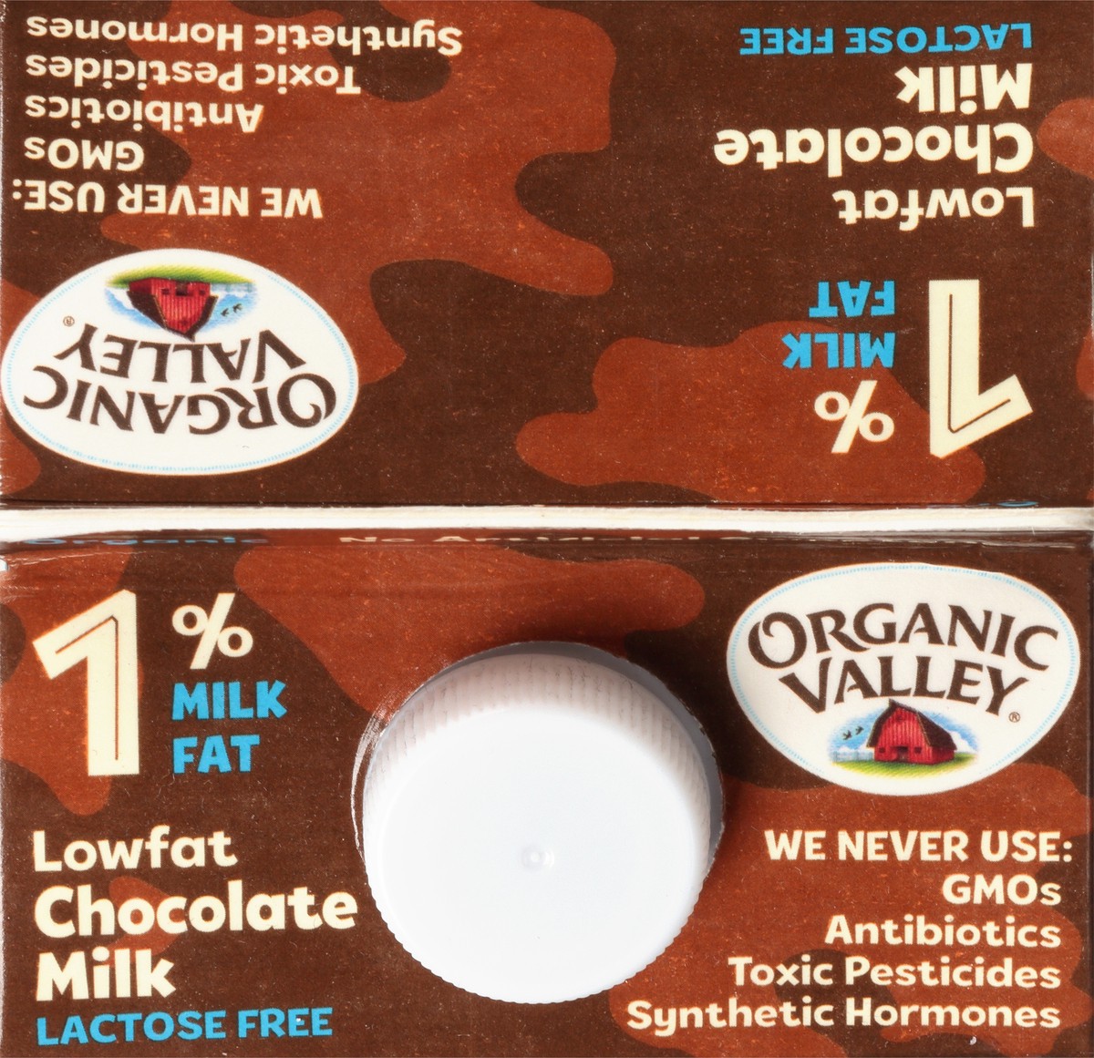 slide 9 of 13, Organic Valley Low Fat Chocolate Milk 0.5 gal, 1/2 gal