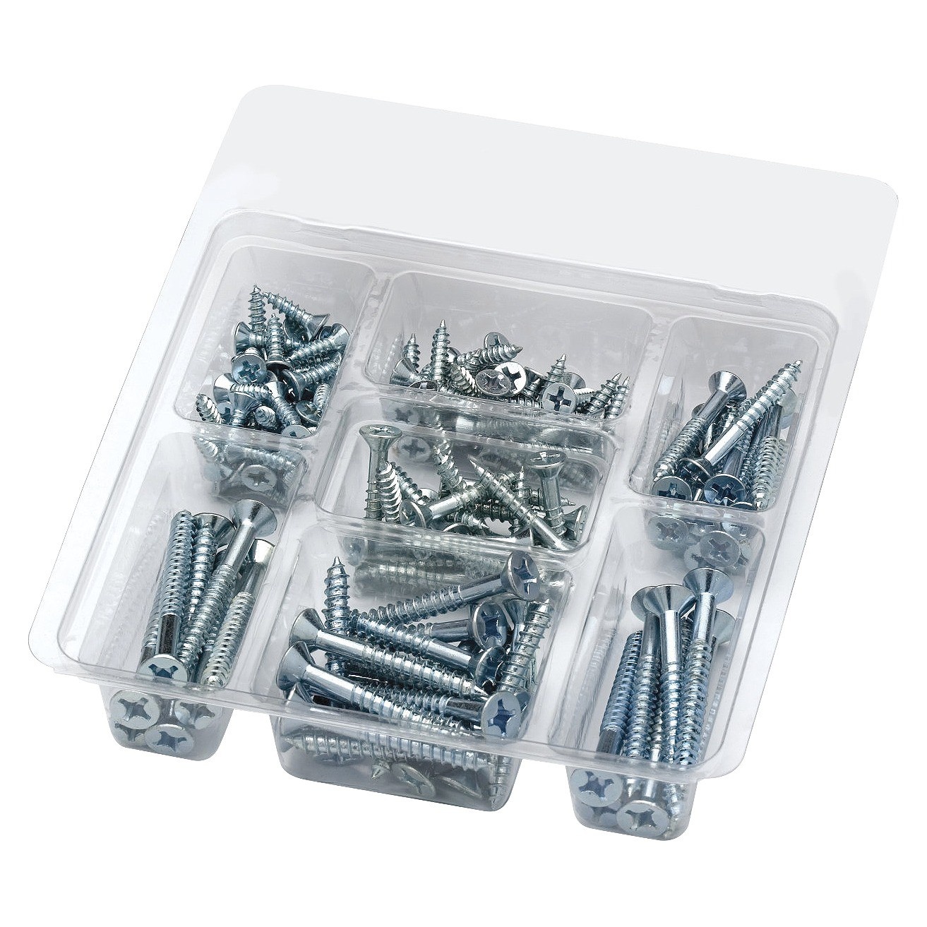 slide 1 of 6, Liberty 140pc Pan Head Wood Screw Assortment, 140 ct