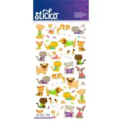 EK Success Sticko Stickers Tiny Cats & Dogs