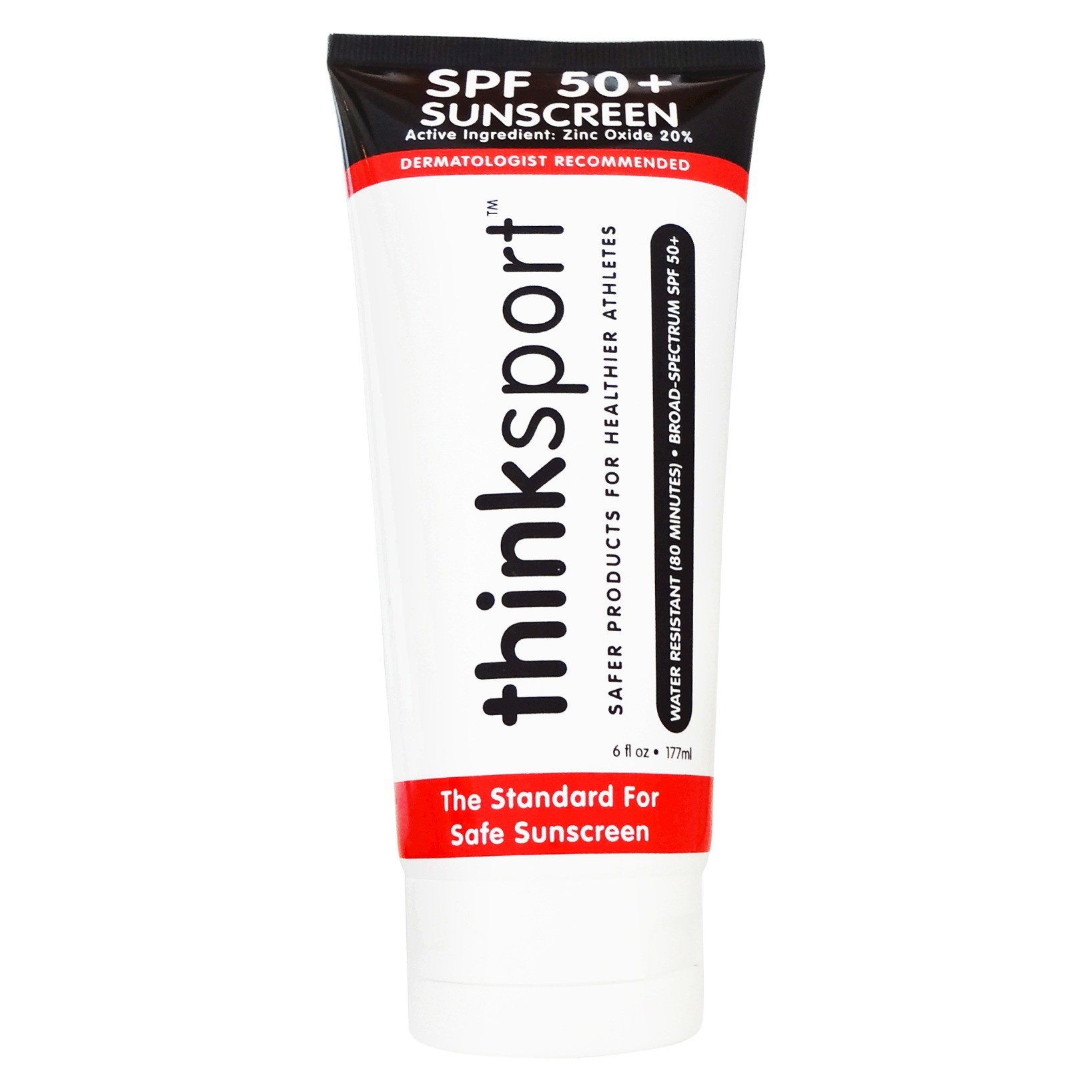 slide 1 of 1, Thinksport Safe Sunscreen Lotion- SPF 50+, 6 oz