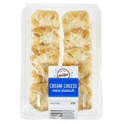 Fresh from Meijer Mini Cream Cheese Danishes, 10 Count