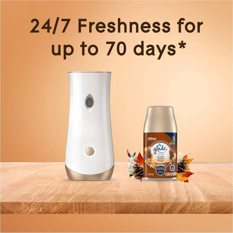 slide 7 of 14, Glade Automatic Spray Air Freshener - Cashmere Woods - 6.2oz/2pk, 2 ct; 6.2 oz