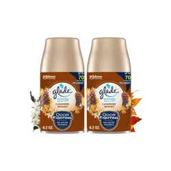 Glade Automatic Air Freshener Room Spray Scent Refills - Cashmere Woods - 6.2oz/2ct