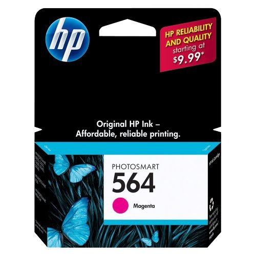slide 1 of 3, HP Inc. HP 564 Photosmart Single Ink Cartridge - Magenta (CB319WN#140), 1 ct