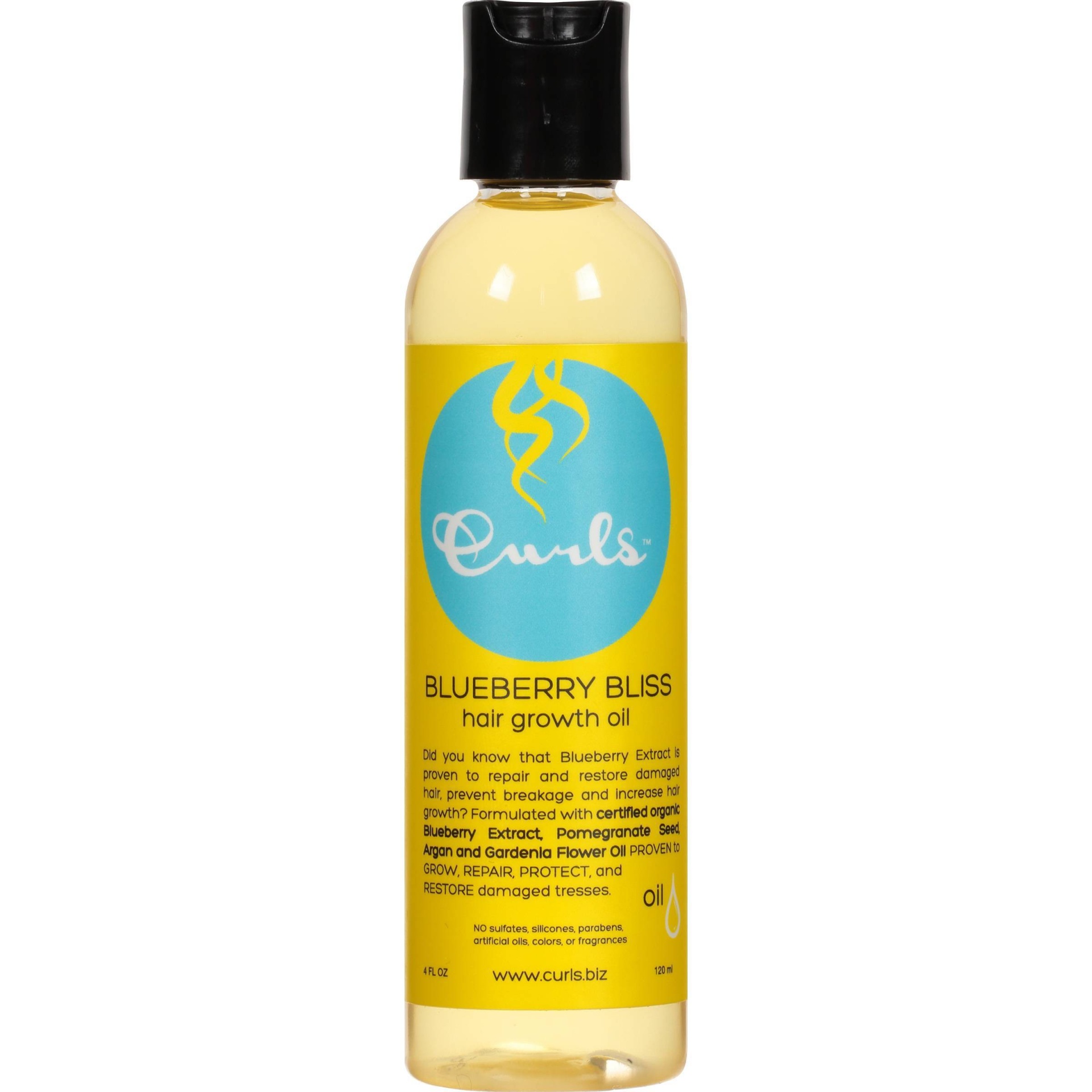 slide 1 of 3, Curls Blueberry Bliss Hair Growth Oil - 4 fl oz, 4 fl oz