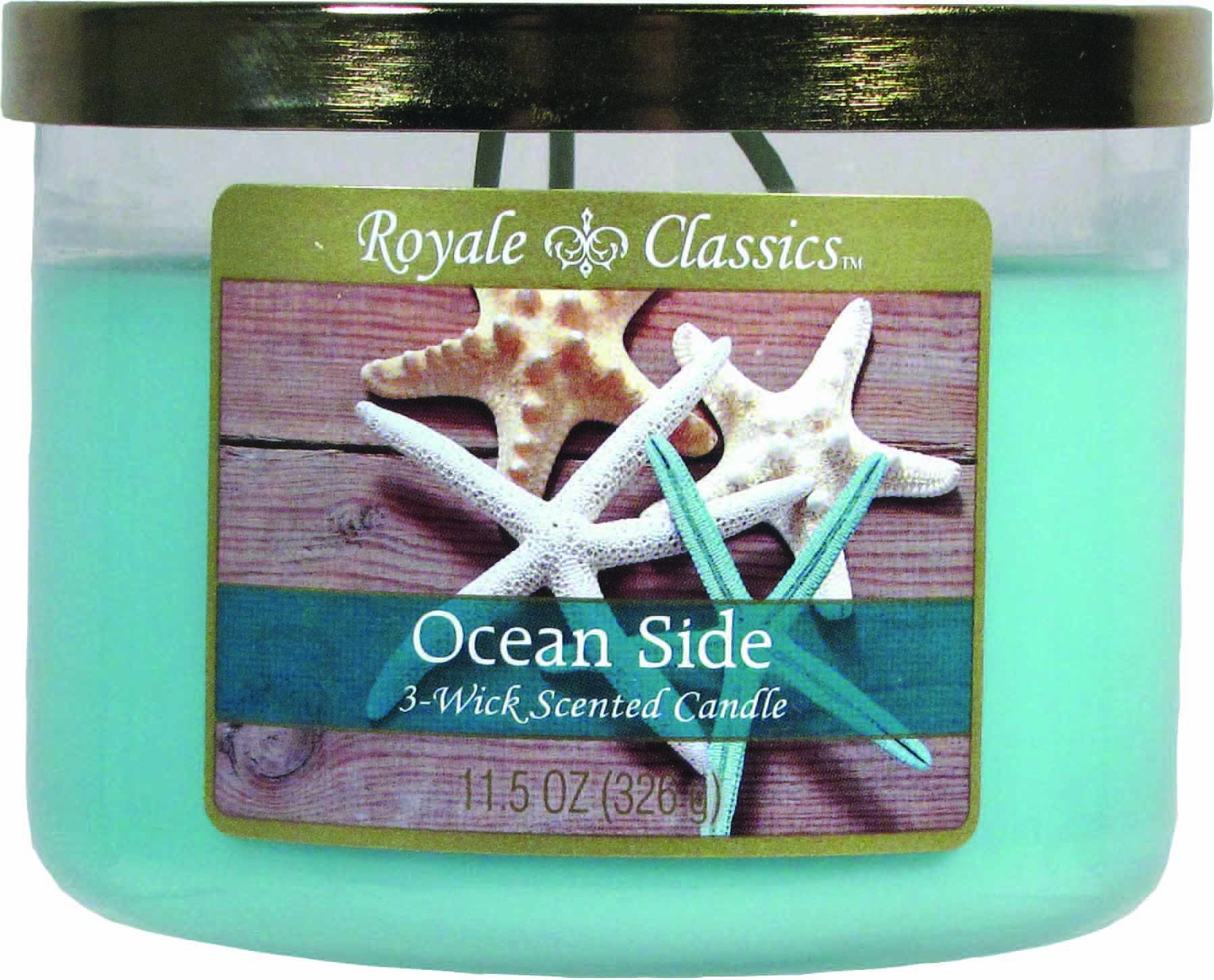 slide 1 of 1, Candle-Lite Royal ClassicsFilled Jar Canlde, Ocean Side, 11.5 oz