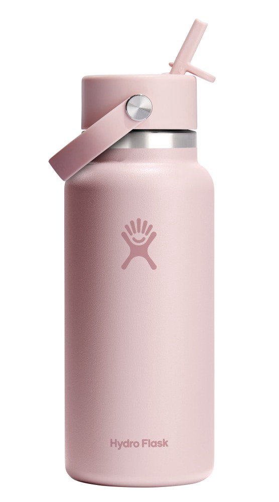 slide 1 of 1, Hydro Flask 32 Oz Wide Flex Straw Cap Trillium Pink, 32 oz