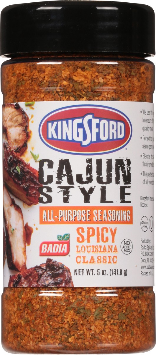 slide 8 of 14, Kingsford Spicy Louisiana Classic Cajun Style All-Purpose Seasoning 5 oz, 5 oz