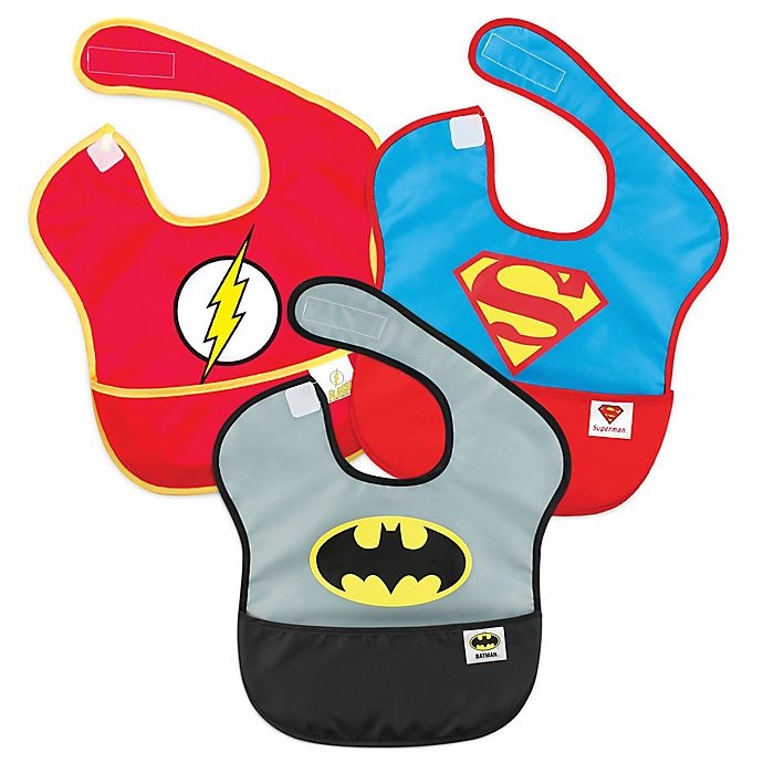 slide 1 of 7, Bumkins SuperBibs - Superheros, 3 ct