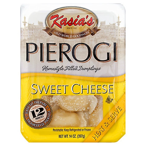 slide 1 of 1, Kasia's Cheese Pierogi, 14 oz