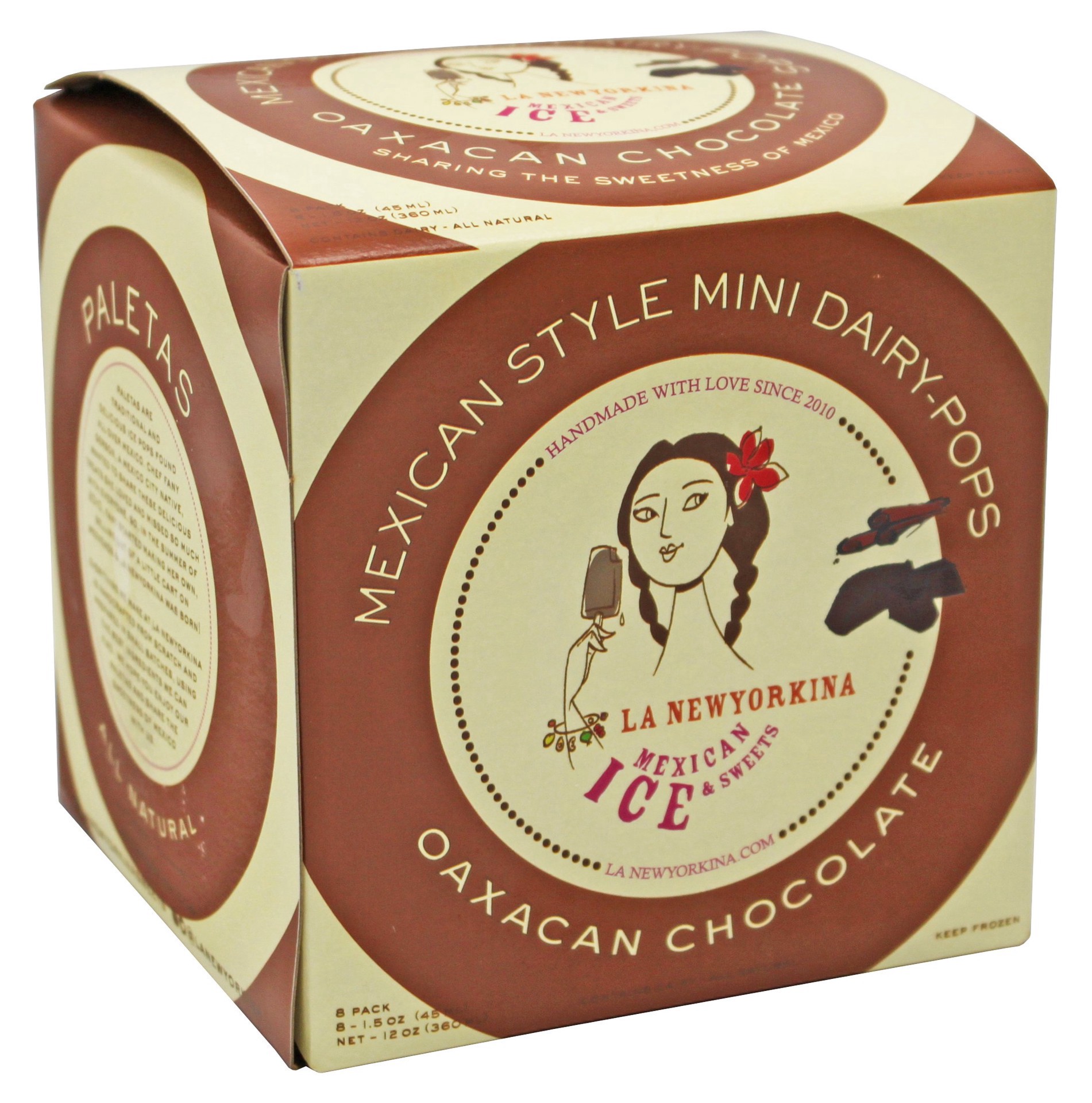 slide 1 of 1, La Newyorkina Ice & Sweet Oaxacan Chocolate, 1 ct