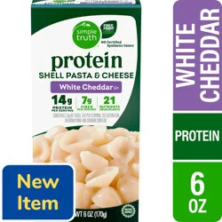 Simple Truth Protein White Cheddar Shell Pasta and Cheese