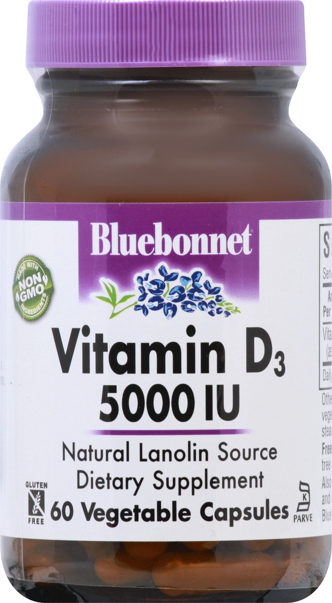 slide 1 of 10, Bluebonnet Nutrition Vitamin D3 60 ea, 60 ct