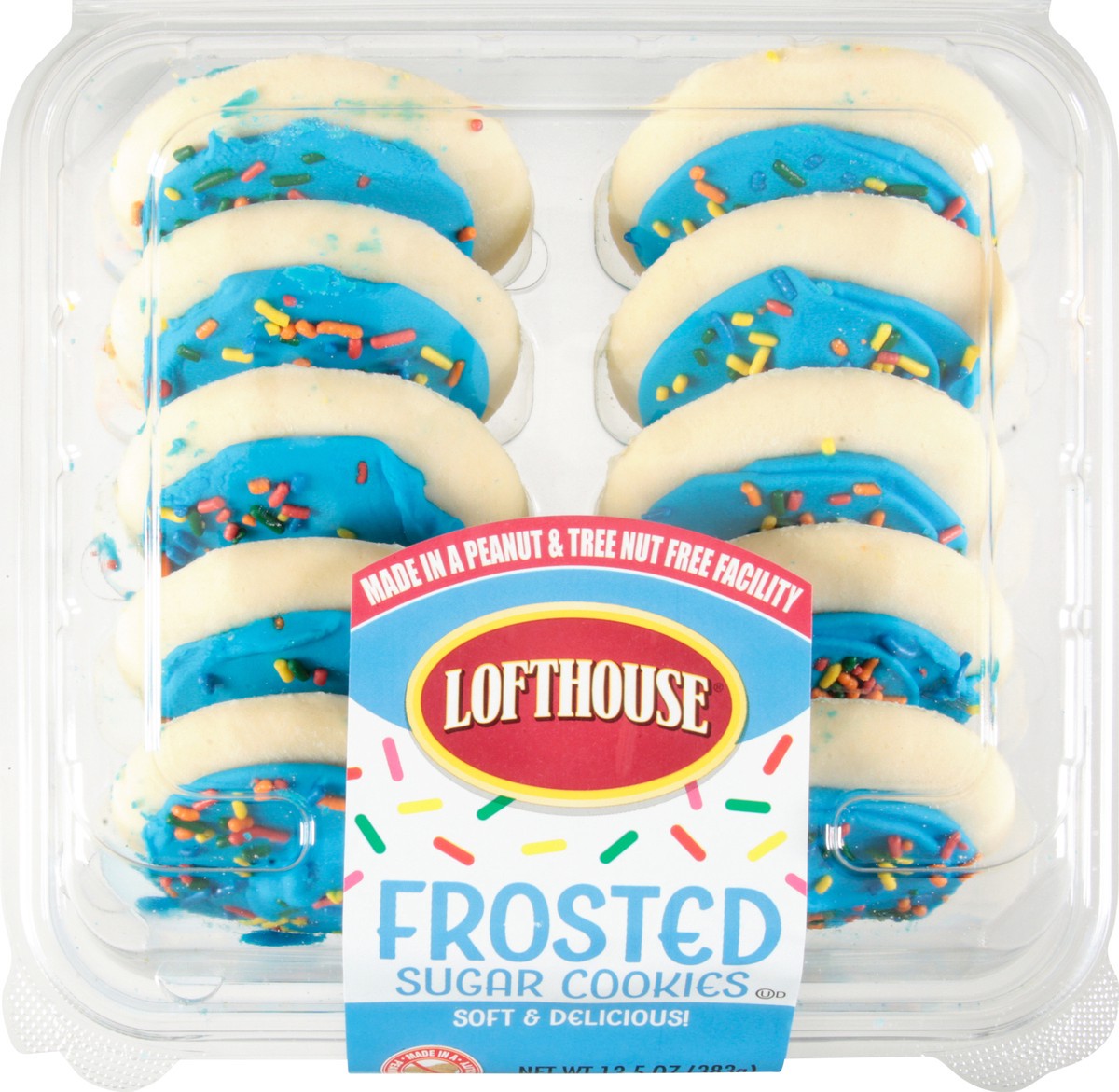 slide 4 of 10, Lofthouse Sugar Frosted Cookies 13.5 oz, 13.5 oz