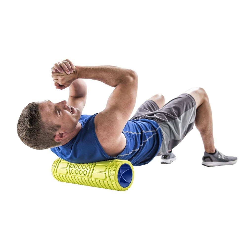 slide 5 of 9, GoFit 18" Massage Roller - Lime Green, 1 ct