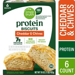 Simple Truth Protein Cheddar and Chives Biscuits