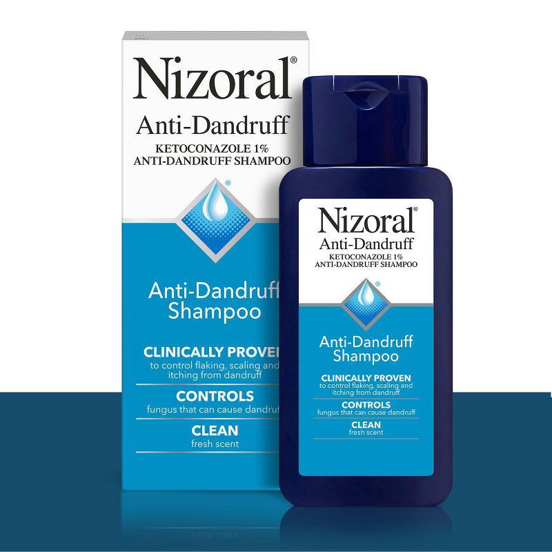 slide 5 of 10, Nizoral Anti Dandruff Shampoo with 1% Ketoconazole, Clean Fresh Scent - 7 fl oz, 7 fl oz