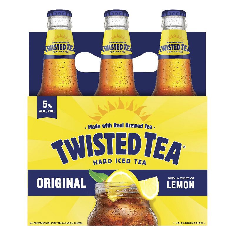 slide 3 of 10, Twisted Tea Original Hard Iced Tea - 6pk/12 fl oz Bottles, 6 ct; 12 fl oz
