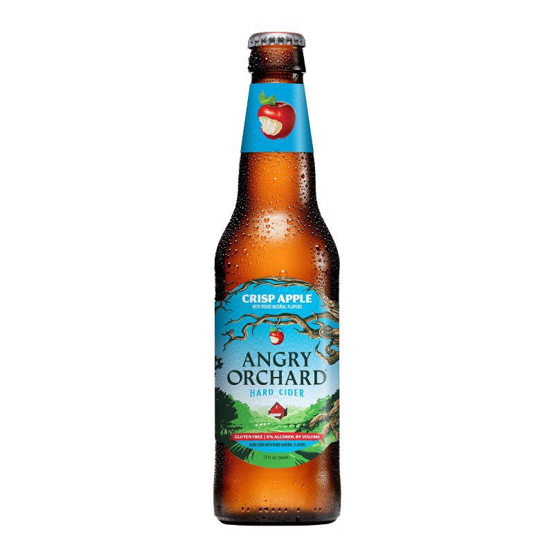 slide 2 of 8, Angry Orchard Crisp Apple Hard Cider - 6pk/12 fl oz Bottles, 6 ct; 12 fl oz