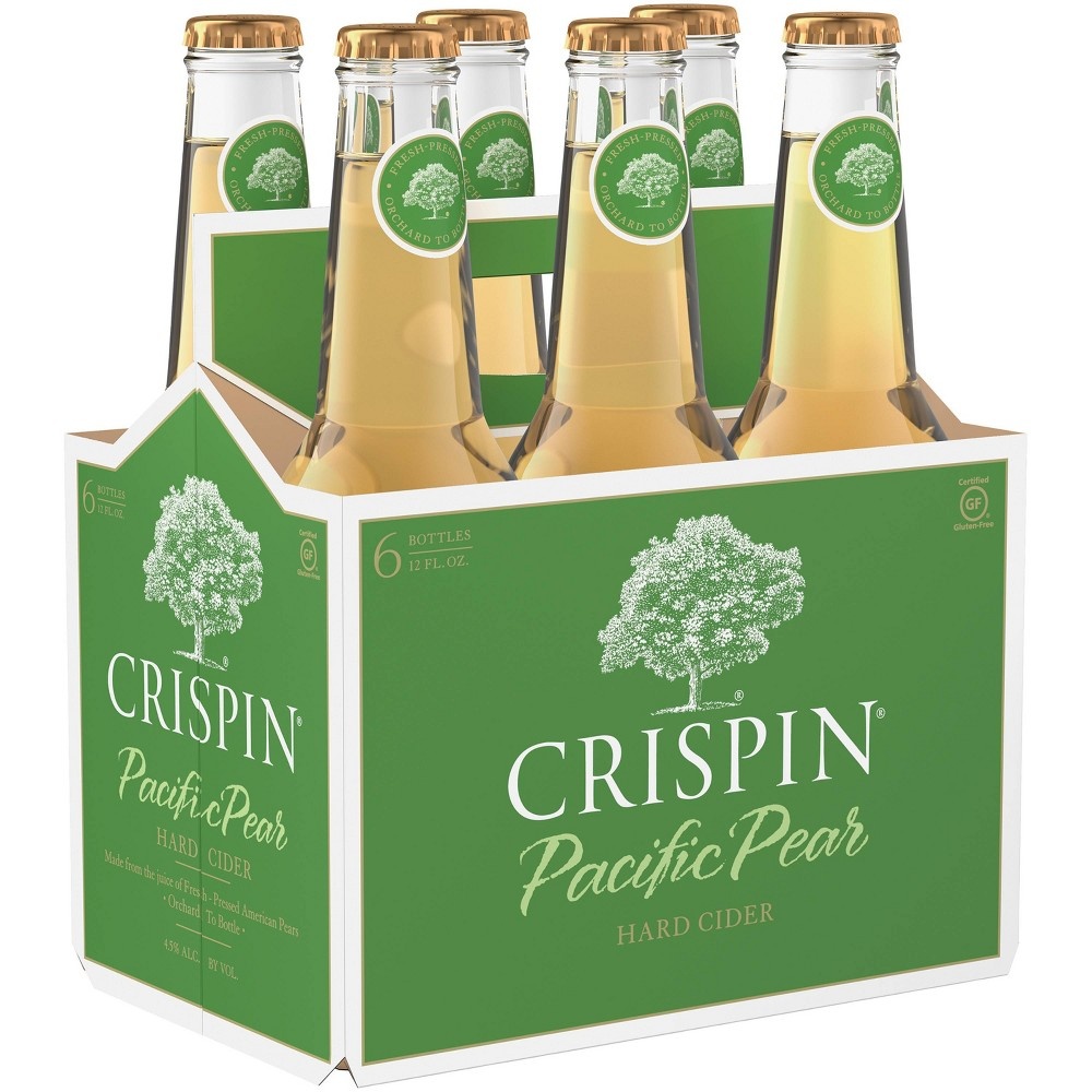slide 2 of 3, Crispin Pacific Pear Hard Cider, 6 ct, 12 fl oz