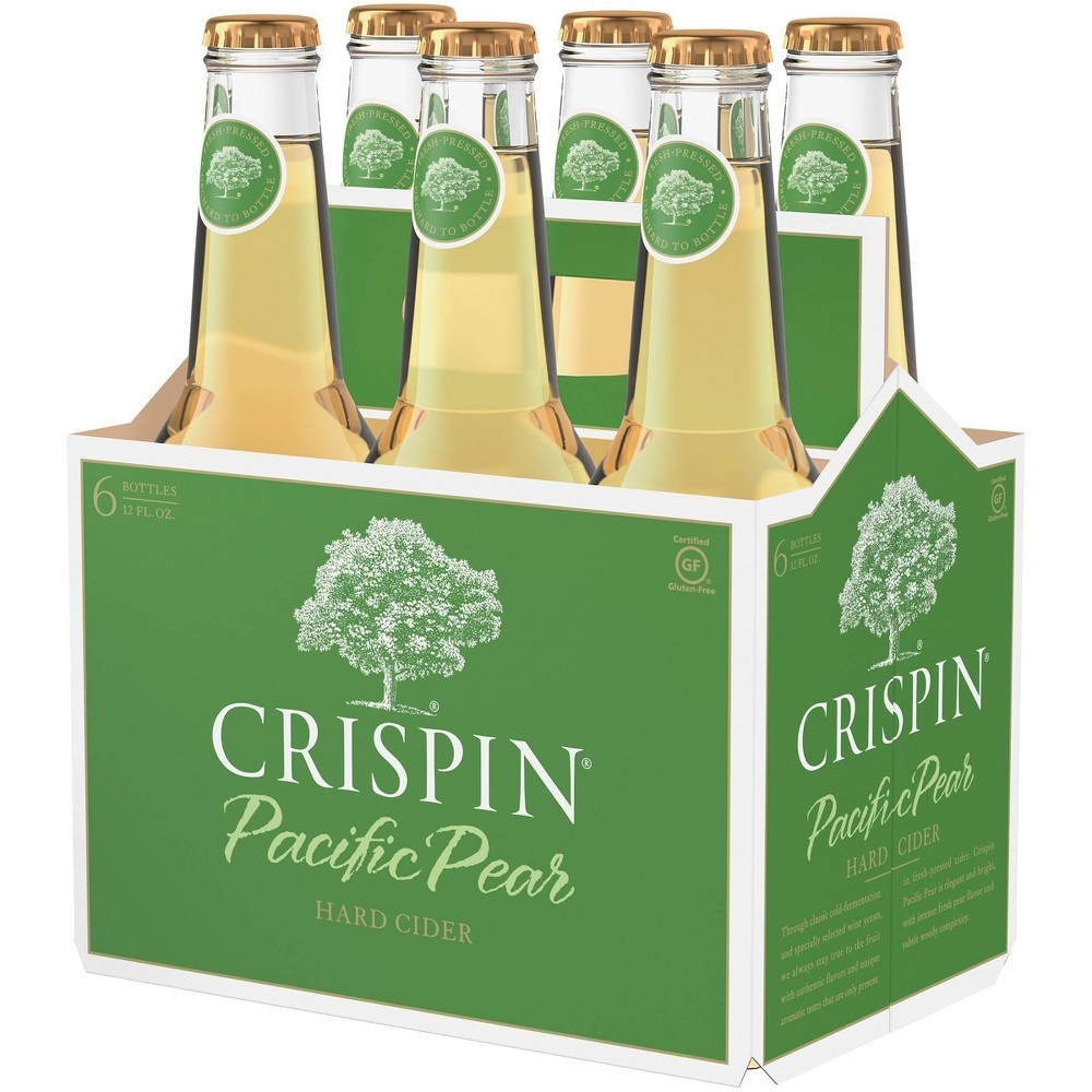 slide 3 of 3, Crispin Pacific Pear Hard Cider, 6 ct, 12 fl oz