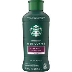 Starbucks Discoveries Starbucks Unsweetened Dark Roast Iced Coffee - 48 fl oz