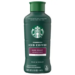 Starbucks Discoveries Starbucks Unsweetened Dark Roast Iced Coffee - 48 fl oz