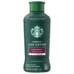 Starbucks Discoveries Starbucks Unsweetened Dark Roast Iced Coffee - 48 fl oz