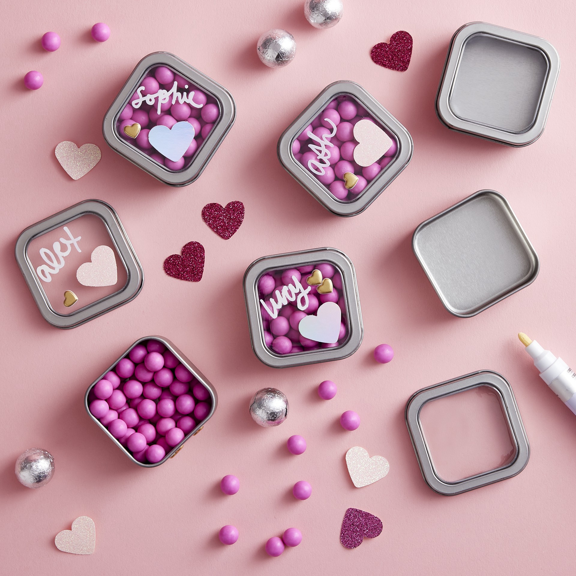 slide 4 of 6, Occasions Tin Favor Box Set By Celebrate It, 2 oz