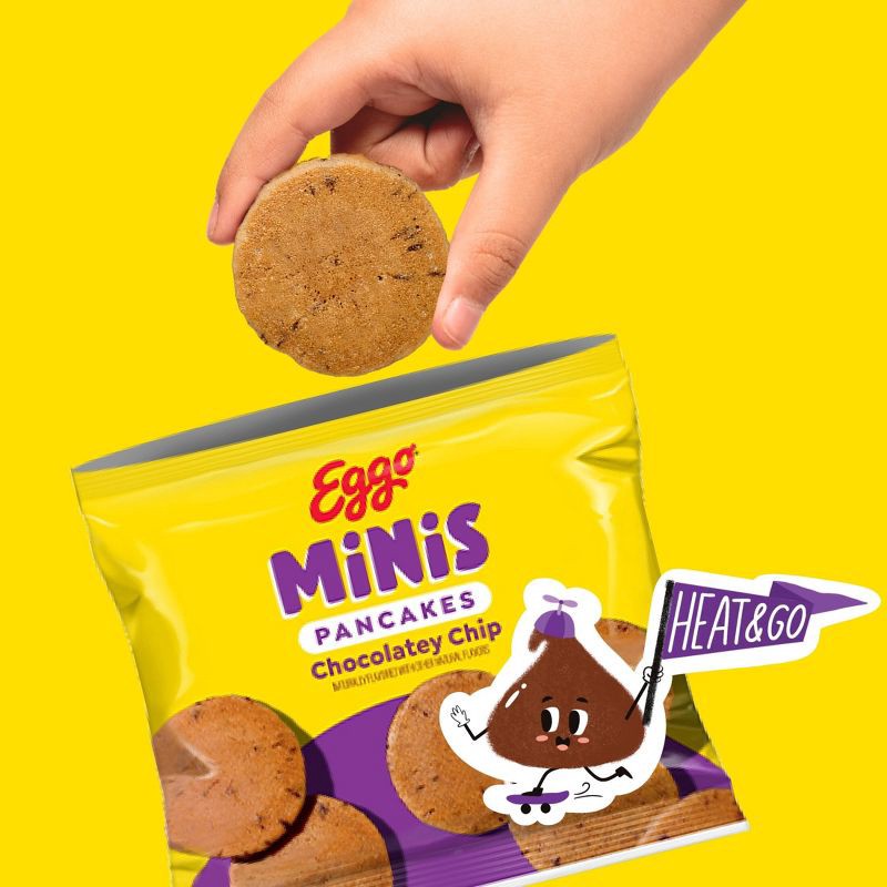 slide 4 of 11, Eggo Minis Frozen Pancake Bites Chocolatey Chip - 8.4oz/5ct, 8.4 oz, 5 ct