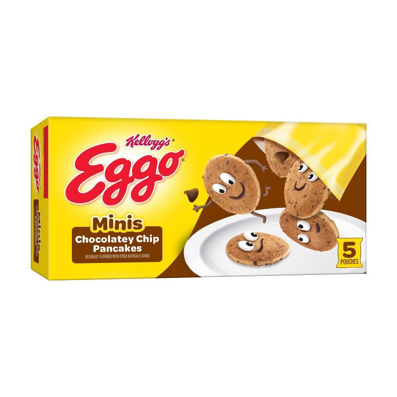 slide 1 of 5, Eggo Bites Pouches Chocolatey Chip Frozen Pancakes - 8.4oz/5ct, 8.4 oz, 5 ct