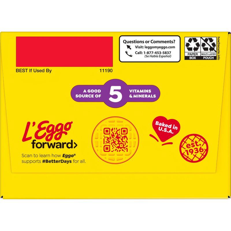 slide 11 of 11, Eggo Minis Frozen Pancake Bites Chocolatey Chip - 8.4oz/5ct, 8.4 oz, 5 ct