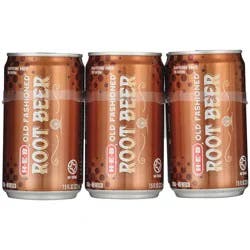 H-E-B Old Fashioned Root Beer Soda 6 pk Mini Cans