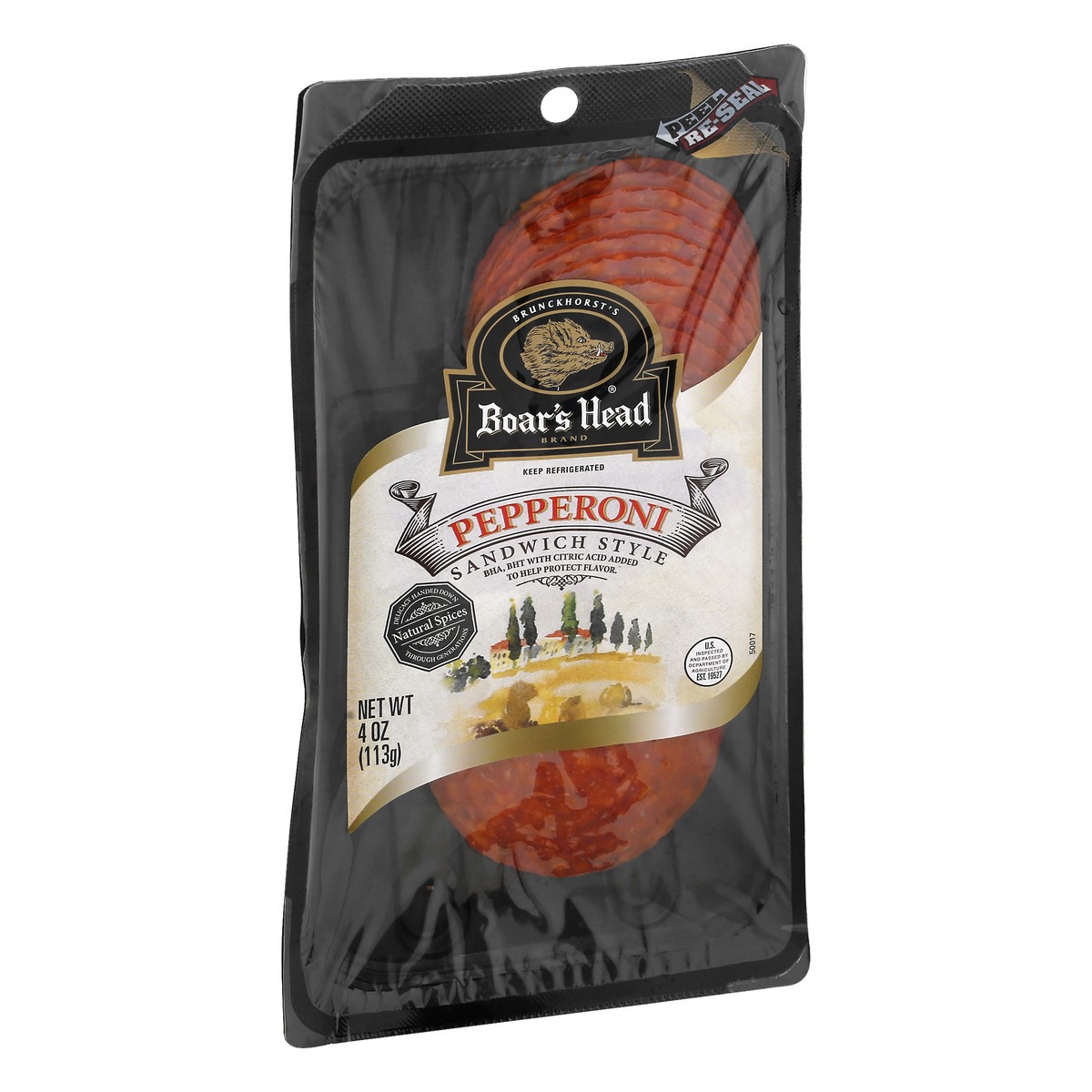 slide 8 of 9, Boar's Head Pepperoni, 4 oz