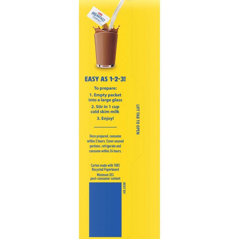 slide 6 of 7, Carnation Breakfast Essentials Powder Drink Mix Packets Rich Milk Chocolate - 12.6oz/10ct, 12.6 oz, 10 ct