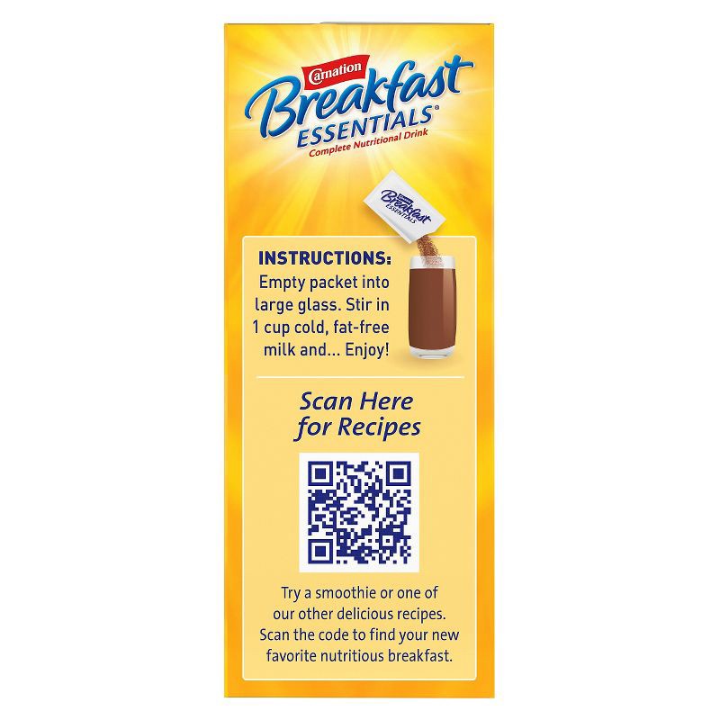 slide 7 of 7, Carnation Breakfast Essentials Powder Drink Mix Packets Rich Milk Chocolate - 12.6oz/10ct, 12.6 oz, 10 ct