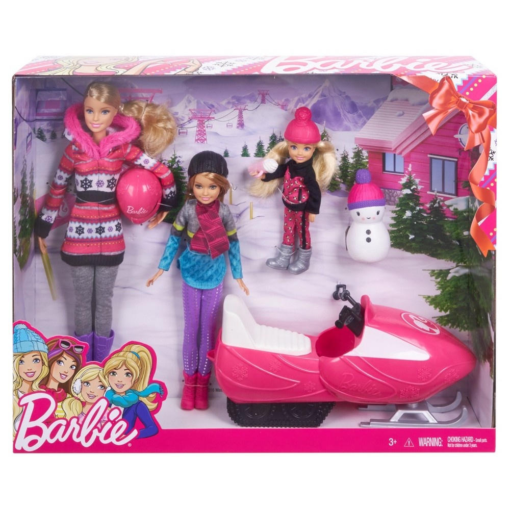 slide 3 of 4, Barbie Sisters Snow Fun Doll Giftset, 1 ct