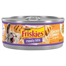 Purina Friskies Gravy Wet Cat Food, Meaty Bits Chicken Dinner