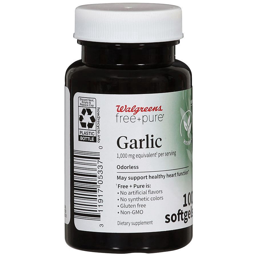 slide 4 of 5, Walgreens Garlic Softgels, 100 ct